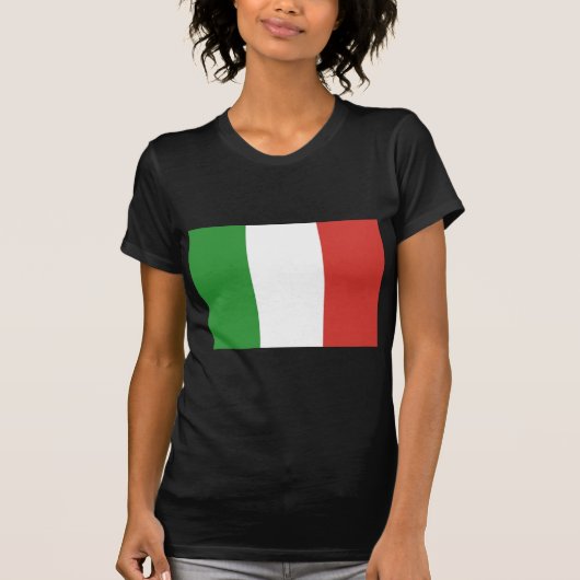 Italiaanse vlag t-shirt (Voorkant)