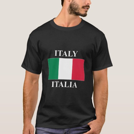 Italiaanse vlag t-shirt (Voorkant)