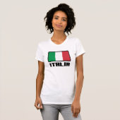 Italiaanse Vlag T-shirt (Voorkant volledig)