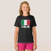 Italiaanse Vlag T-shirt (Voorkant volledig)