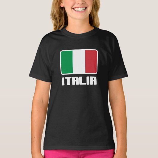 Italiaanse Vlag T-shirt (Voorkant)