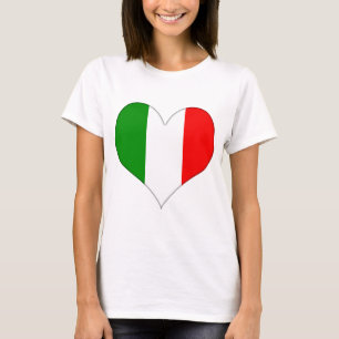 Italiaanse vlag t-shirt