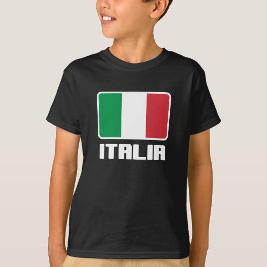 Italiaanse vlag t-shirt (Voorkant)