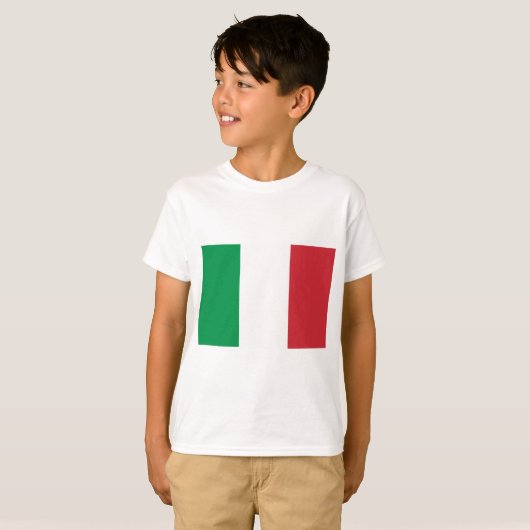 Italiaanse vlag t-shirt (Voorkant volledig)