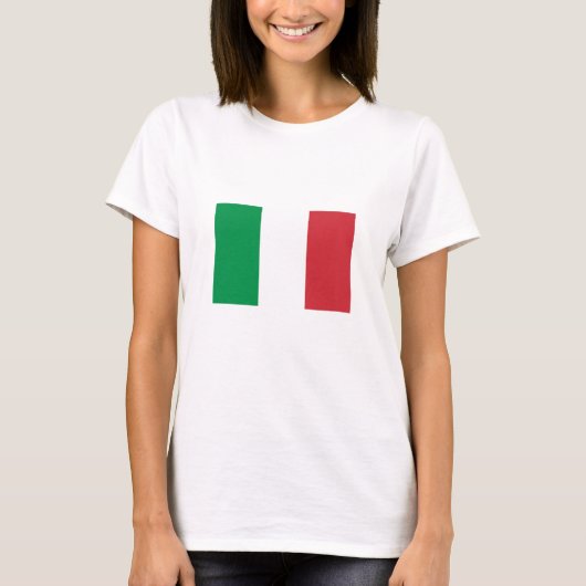 Italiaanse vlag t-shirt (Voorkant)