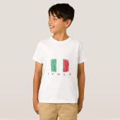Italiaanse vlag t-shirt (Voorkant volledig)