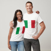 Italiaanse vlag t-shirt (Unisex)