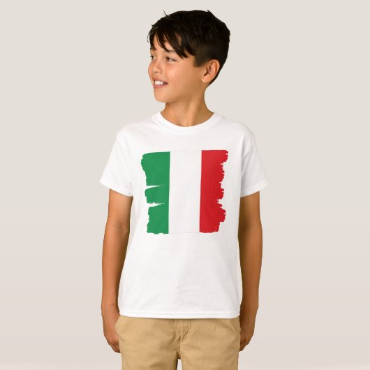 Italiaanse vlag t-shirt (Voorkant volledig)