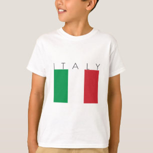 Italiaanse vlag t-shirt