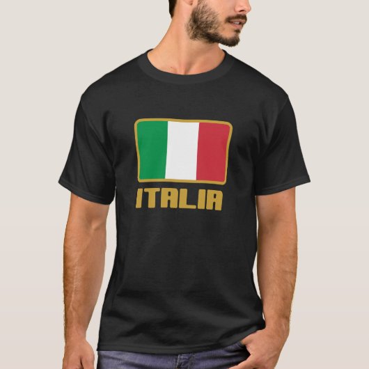 Italiaanse Vlag T-shirt (Voorkant)