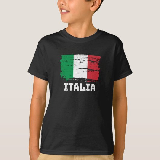 Italiaanse vlag t-shirt (Voorkant)