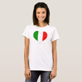Italiaanse vlag t-shirt (Voorkant volledig)
