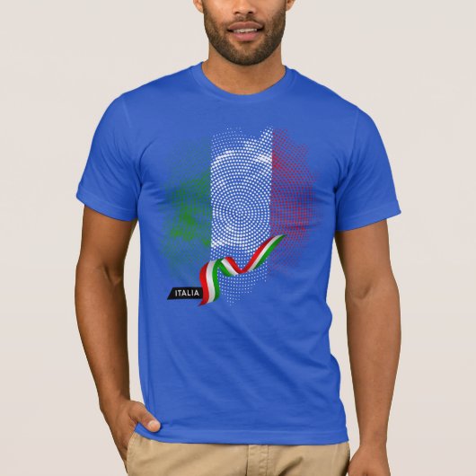 Italiaanse vlag t-shirt (Voorkant)