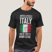 Italiaanse vlag t-shirt (Voorkant)