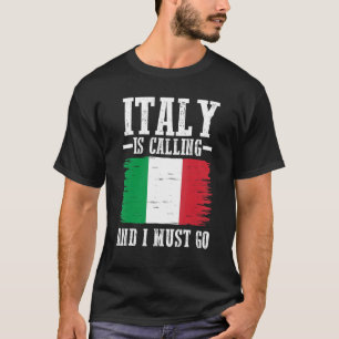 Italiaanse vlag t-shirt