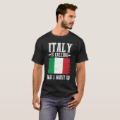 Italiaanse vlag t-shirt (Voorkant volledig)
