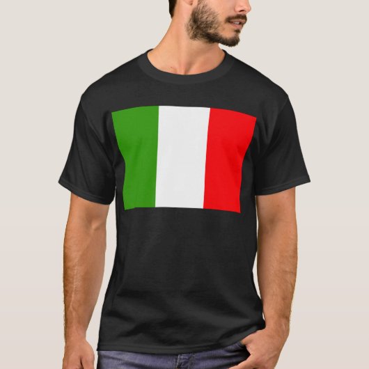 Italiaanse vlag t-shirt (Voorkant)