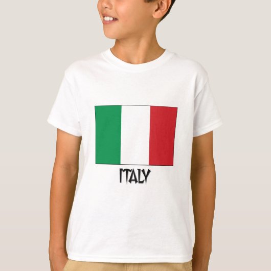 Italiaanse vlag t-shirt (Voorkant)