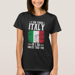 Italiaanse vlag t-shirt