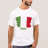 Italiaanse vlag t-shirt (Voorkant)
