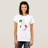 Italiaanse vlag t-shirt (Voorkant volledig)