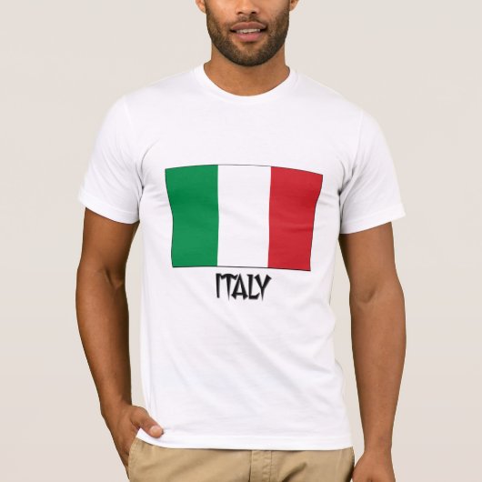 Italiaanse vlag t-shirt (Voorkant)