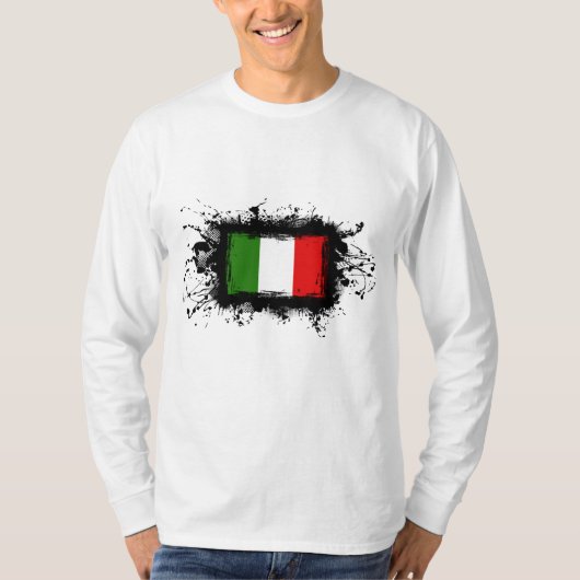 Italiaanse vlag t-shirt (Voorkant)