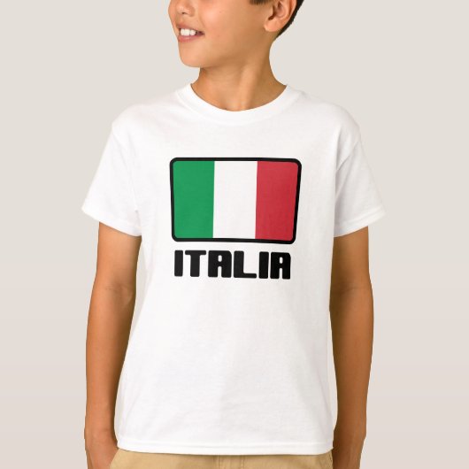 Italiaanse Vlag T-shirt (Voorkant)