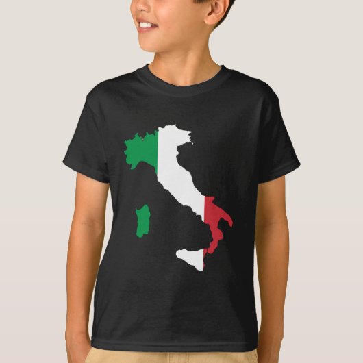 Italiaanse vlag t-shirt (Voorkant)