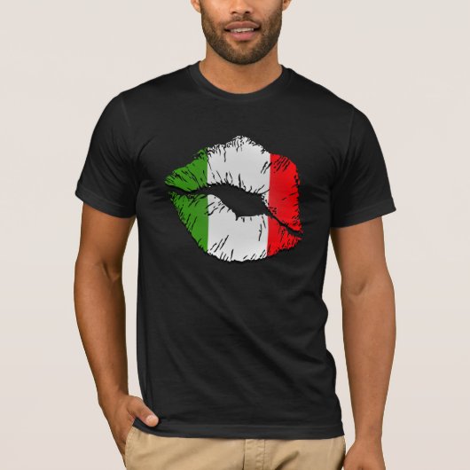 Italiaanse vlag t-shirt (Voorkant)