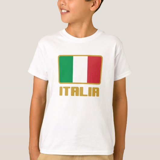 Italiaanse Vlag T-shirt (Voorkant)