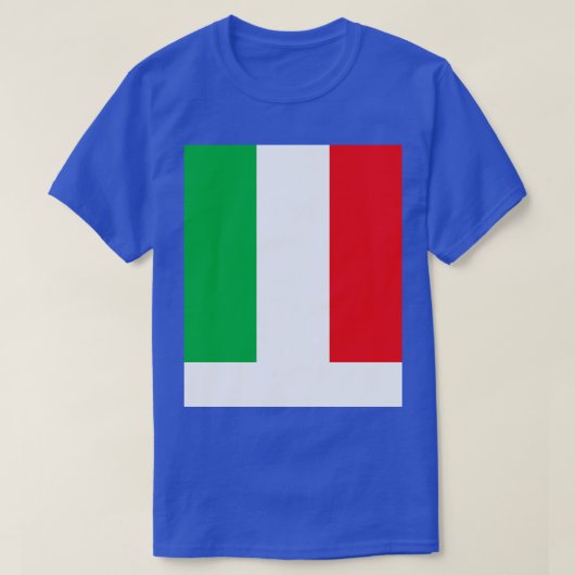 Italiaanse vlag t-shirt (Design voorkant)