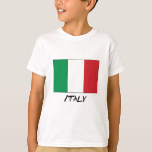 Italiaanse vlag t-shirt