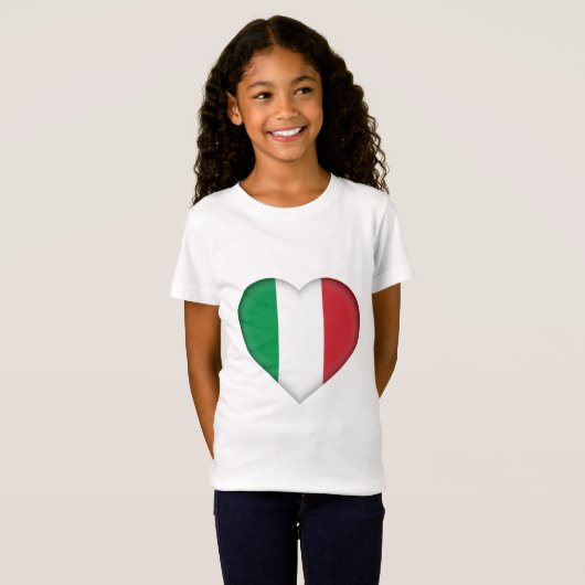 Italiaanse vlag t-shirt (Voorkant volledig)