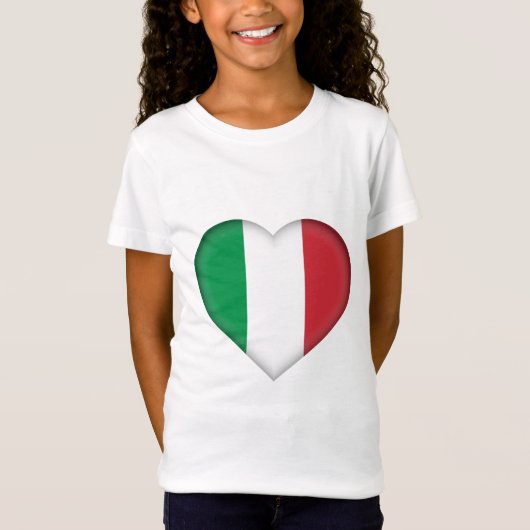 Italiaanse vlag t-shirt (Voorkant)