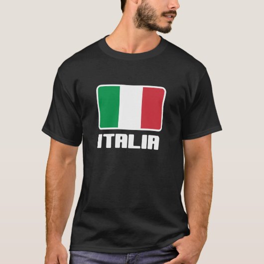 Italiaanse Vlag T-shirt (Voorkant)