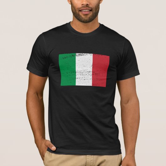 Italiaanse vlag t-shirt (Voorkant)