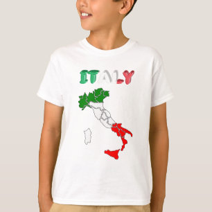 Italiaanse vlag t-shirt