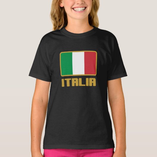 Italiaanse Vlag T-shirt (Voorkant)