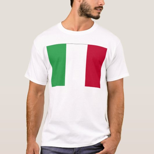 ITALIAANSE VLAG T-SHIRT (Voorkant)