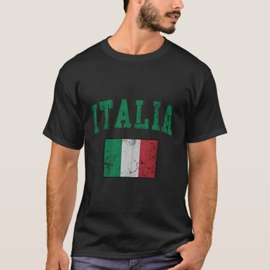 Italiaanse vlag t-shirt (Voorkant)