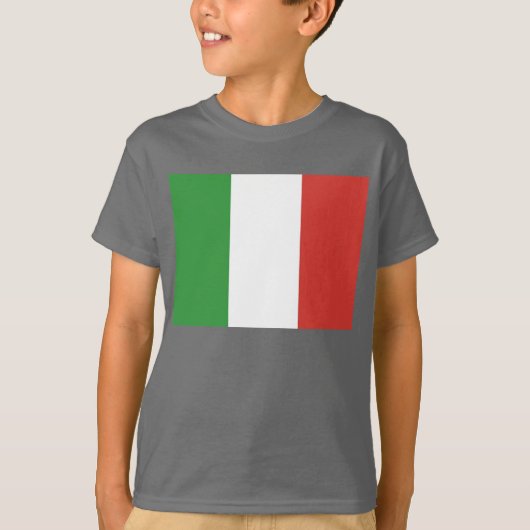 Italiaanse vlag t-shirt (Voorkant)