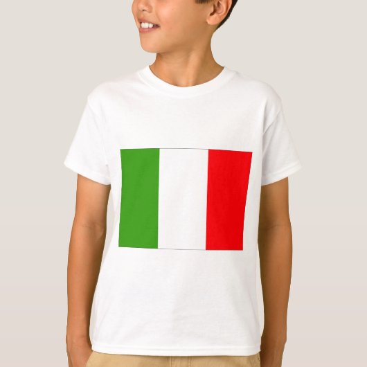 Italiaanse vlag t-shirt (Voorkant)