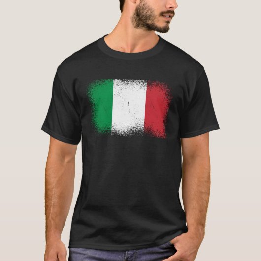 Italiaanse vlag t-shirt (Voorkant)