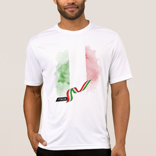 Italiaanse vlag t-shirt (Voorkant)