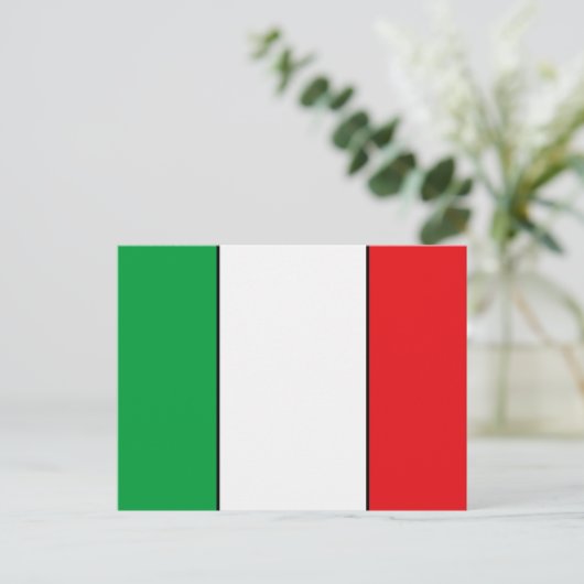Italiaanse vlag T-shirts en cadeaus Briefkaart (Staand voorkant)