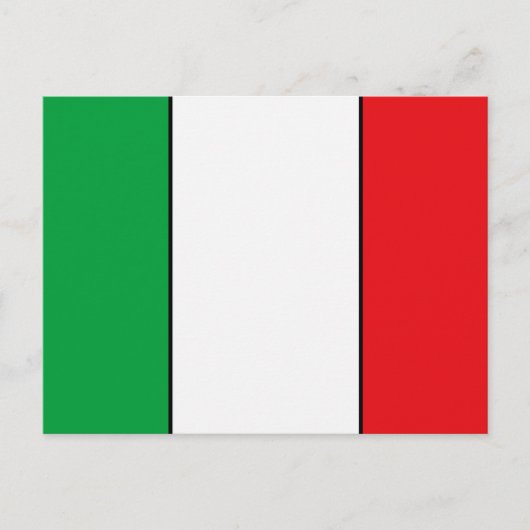Italiaanse vlag T-shirts en cadeaus Briefkaart (Voorkant)