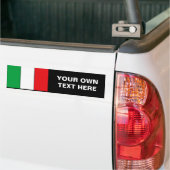 Italiaanse vlag T-shirts en cadeaus Bumpersticker (Op Truck)
