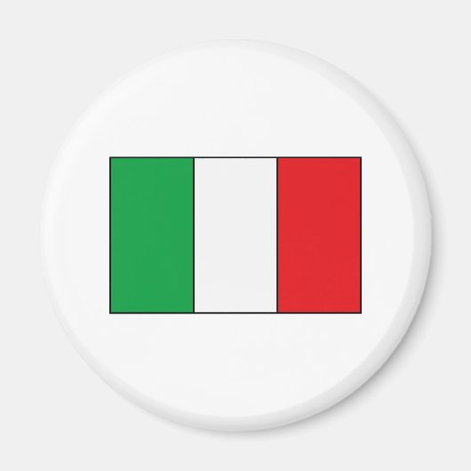 Italiaanse vlag T-shirts en geschenken Magneet (Voorkant)