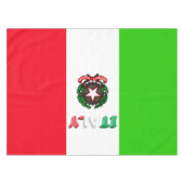 Italiaanse vlag tafelkleed (Voorkant (Horizontaal))
